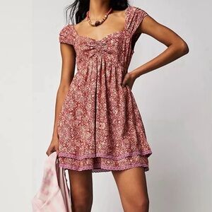 Free People sweetheart petal combo Mini Sundress